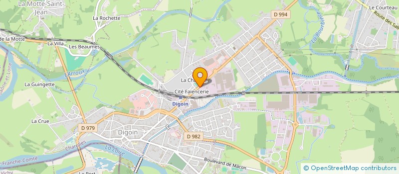 localisation de l'entreprise HMCP à DIGOIN