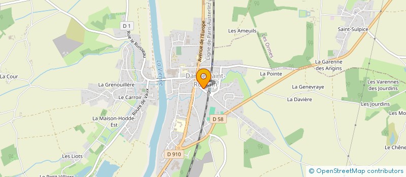 localisation de l'entreprise HMCP à DANGE-SAINT-ROMAIN