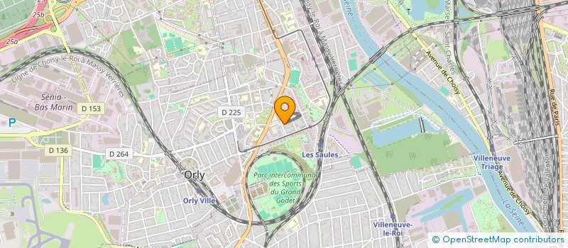 localisation de l'entreprise HMD à RIS-ORANGIS