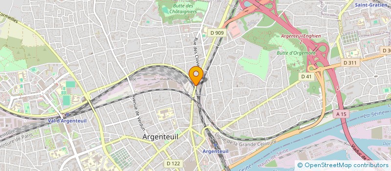 localisation de l'entreprise HMD  ARGENTEUIL