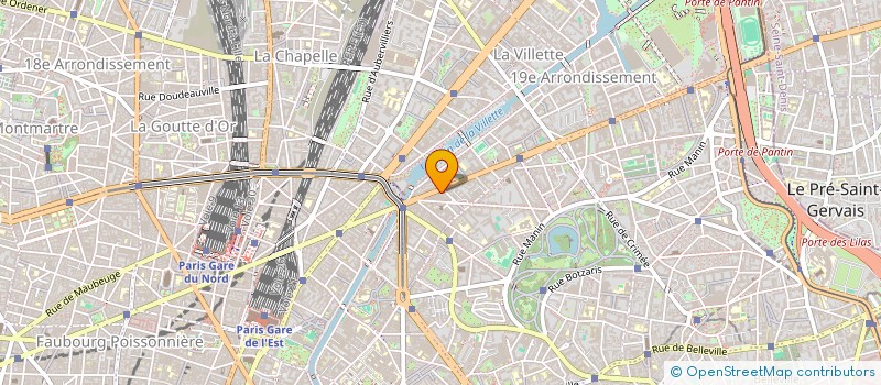 localisation de l'entreprise HMD  PARIS