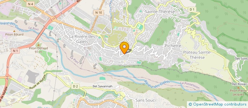 localisation de l'entreprise HMD à SAINT-PAUL