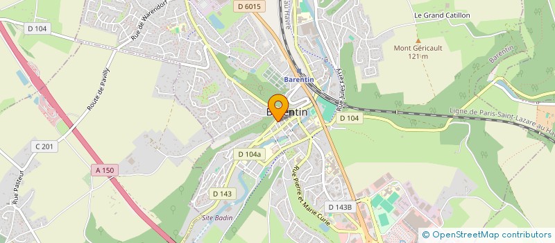 localisation de l'entreprise HMD  BARENTIN