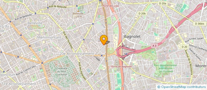 localisation de l'entreprise HMD  PARIS