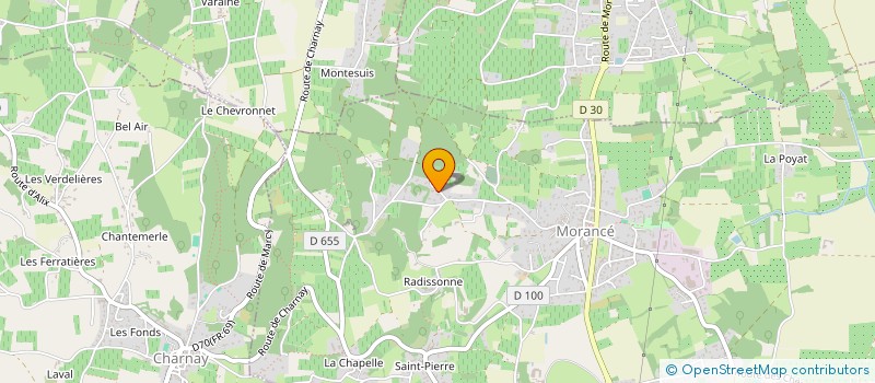 localisation de l'entreprise HMD CONSEIL à MORANCE