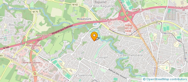 localisation de l'entreprise HMD GREEN  SUCE-SUR-ERDRE