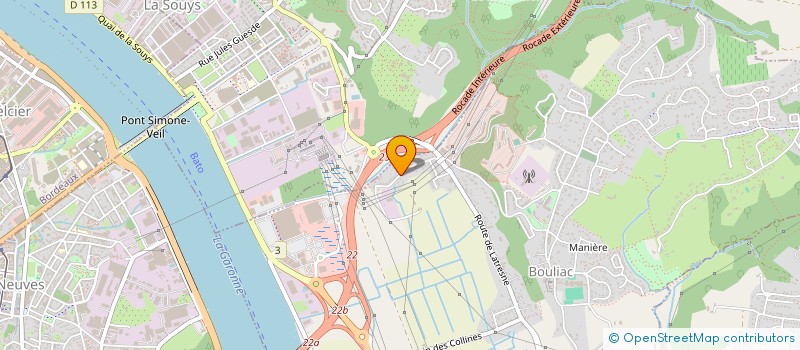 localisation de l'entreprise HMD INVEST  BOULIAC