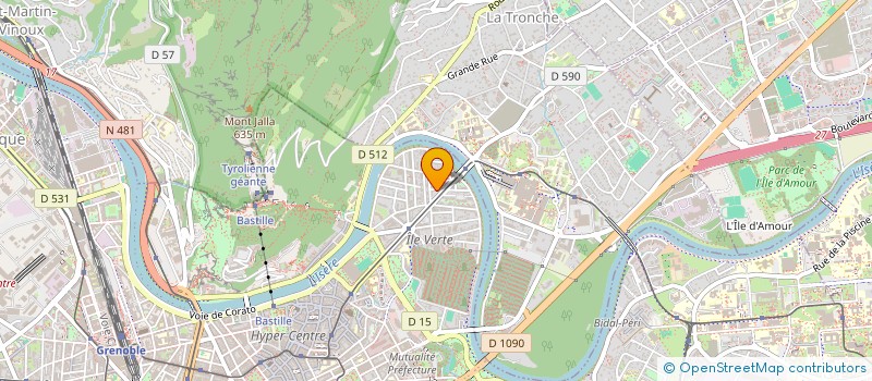 localisation de l'entreprise HMDC à GRENOBLE