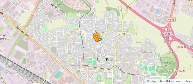 localisation de l'entreprise HME CONSEIL ET FORMATION  SAINT-PRIEST