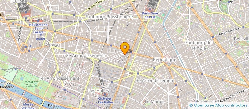 localisation de l'entreprise HMF  PARIS