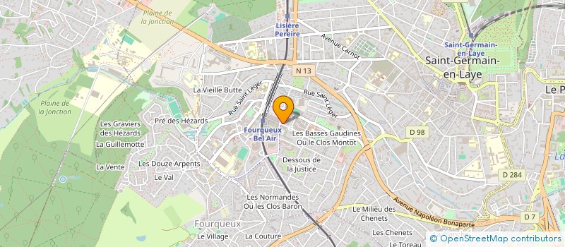 localisation de l'entreprise HMF JOCOMO  SAINT-GERMAIN-EN-LAYE