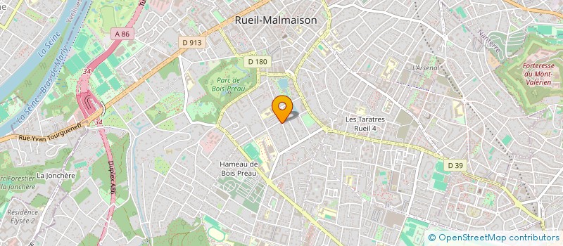 localisation de l'entreprise HMF TRANSACTIONS  RUEIL-MALMAISON