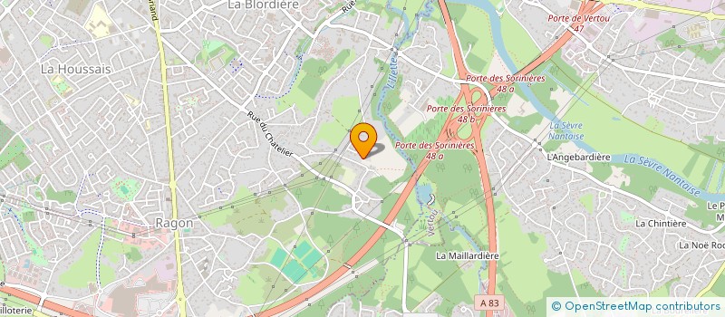 localisation de l'entreprise HMG à REZE