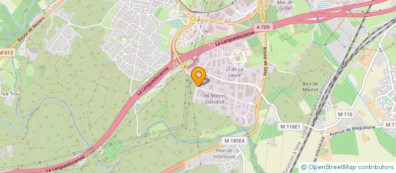 localisation de l'entreprise HMG  SAINT-JEAN-DE-VEDAS