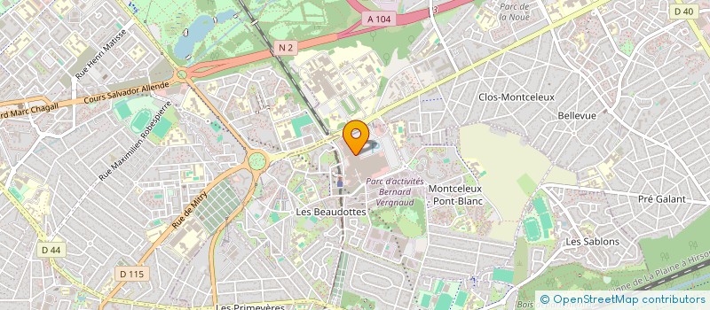 localisation de l'entreprise HMGA à SEVRAN