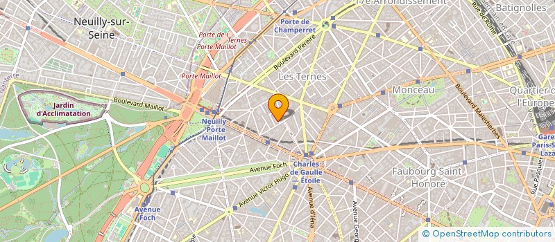 localisation de l'entreprise HMGM  PARIS 17