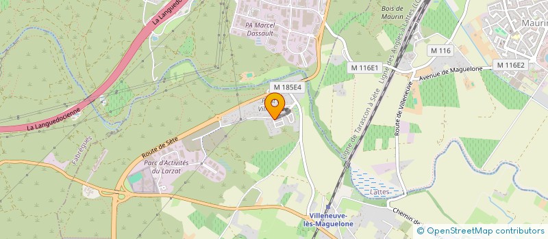 localisation de l'entreprise HMH  VILLENEUVE-LES-MAGUELONE