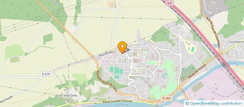 localisation de l'entreprise HMH IMMO à MONTEREAU FAULT YONNE