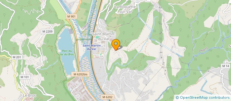 localisation de l'entreprise HMI COLORSPHERE  SAINT-MARTIN-DU-VAR