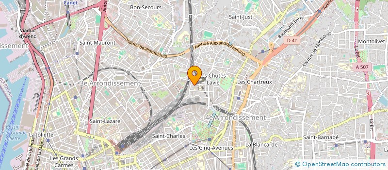 localisation de l'entreprise HMI INVEST à MARSEILLE