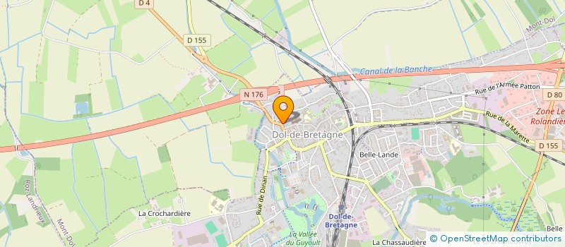 localisation de l'entreprise HMI INVEST à DOL-DE-BRETAGNE