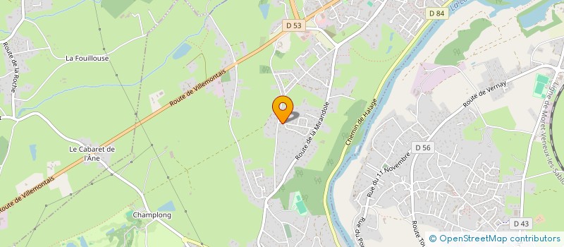 localisation de l'entreprise HMJ  ROANNE