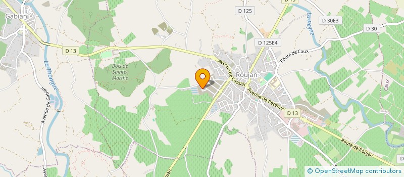 localisation de l'entreprise HMJ  ROUJAN