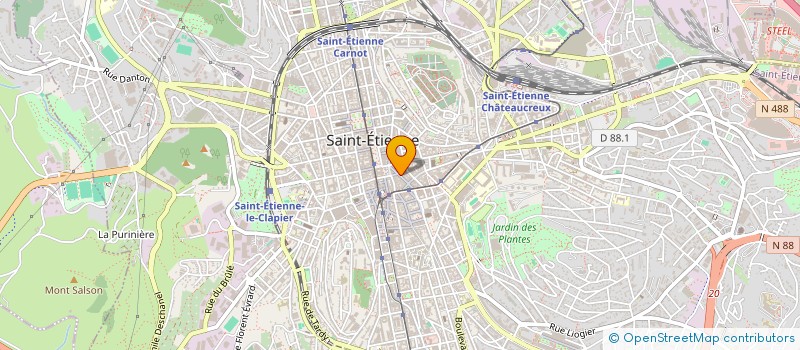 localisation de l'entreprise HMJFOOD  SAINT-ETIENNE