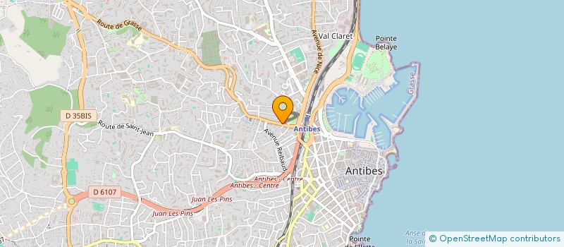 localisation de l'entreprise HMJL à ANTIBES