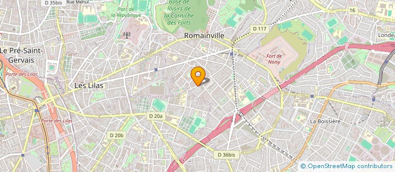 localisation de l'entreprise HMK CONSULTING  ROMAINVILLE