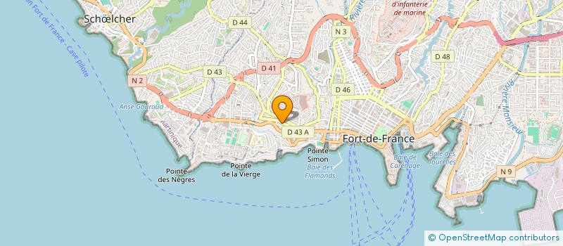 localisation de l'entreprise HMKE SARL à FORT-DE-FRANCE