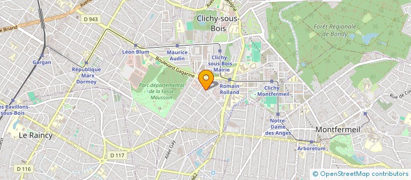 localisation de l'entreprise HMKONNECT à CLICHY-SOUS-BOIS