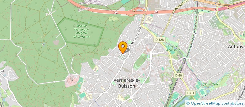 localisation de l'entreprise HML 64 à VERRIERES-LE-BUISSON
