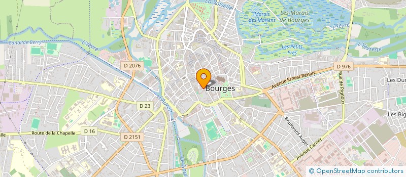 localisation de l'entreprise HML  BOURGES