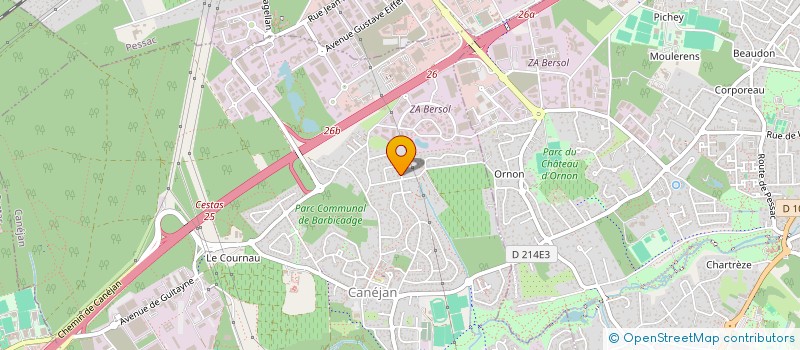 localisation de l'entreprise HML  CANEJAN