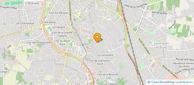 localisation de l'entreprise HML  SAINT-JEAN-LE-BLANC