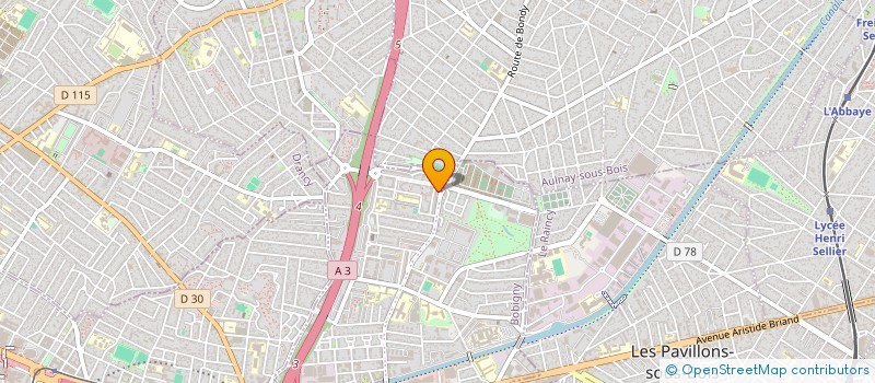 localisation de l'entreprise HML BATIMENT  BONDY