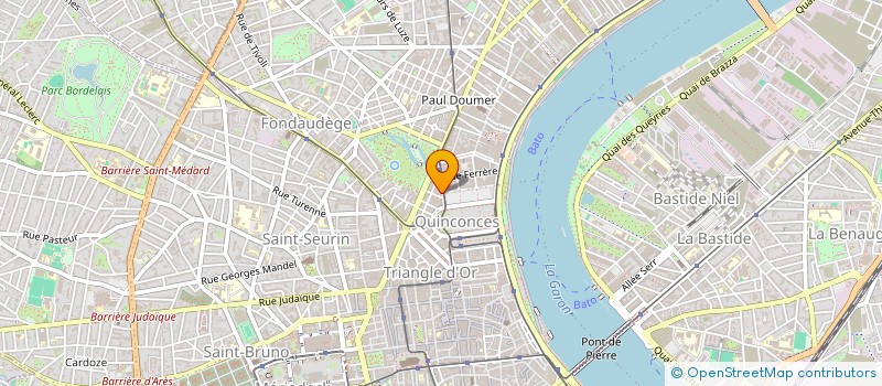 localisation de l'entreprise HML CONSEIL  BORDEAUX