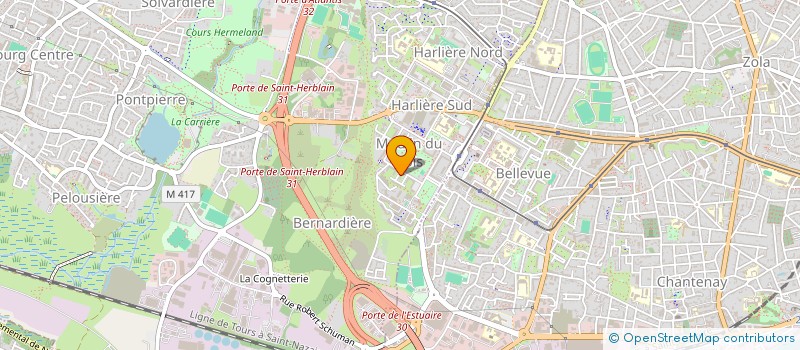 localisation de l'entreprise HML TRANSPORT  SAINT-HERBLAIN