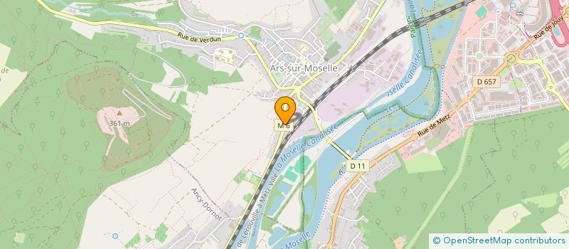 localisation de l'entreprise HML13  ARS SUR MOSELLE