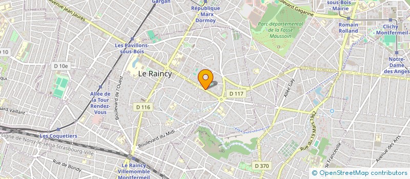 localisation de l'entreprise HMLI SAS à LE RAINCY