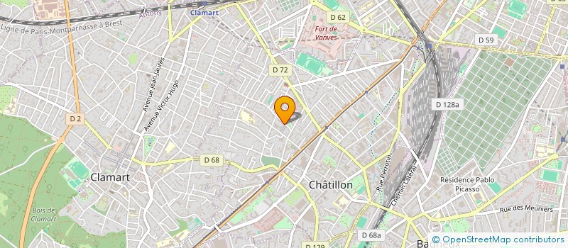 localisation de l'entreprise HMLS RECORDS  CHATILLON