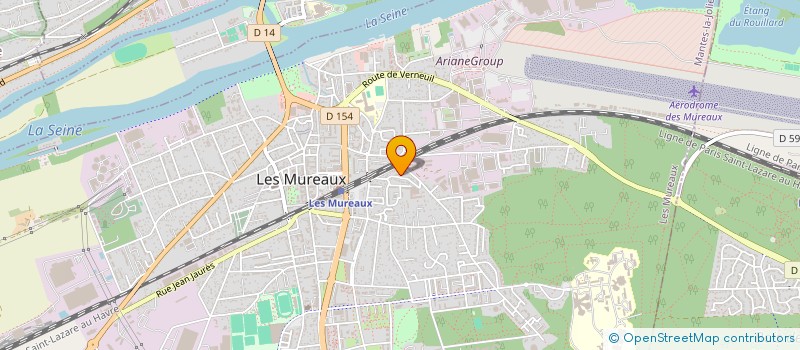 localisation de l'entreprise HMMEM IMMO à LES MUREAUX
