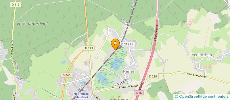 localisation de l'entreprise HMMS  NESLES