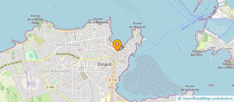localisation de l'entreprise HMO DEVELOPPEMENT à DINARD