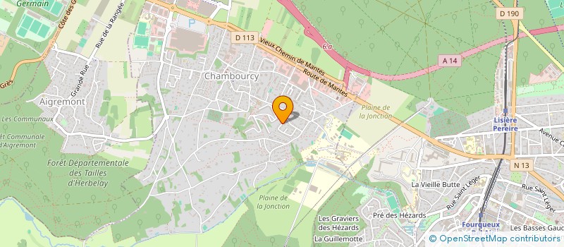 localisation de l'entreprise HMO HOLDING  CHAMBOURCY