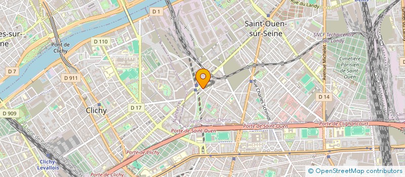 localisation de l'entreprise HMO SERVICES ET CONSEILS à SAINT-OUEN-SUR-SEINE