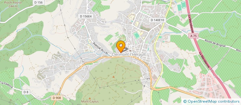 localisation de l'entreprise HMP  CLERMONT-L'HERAULT