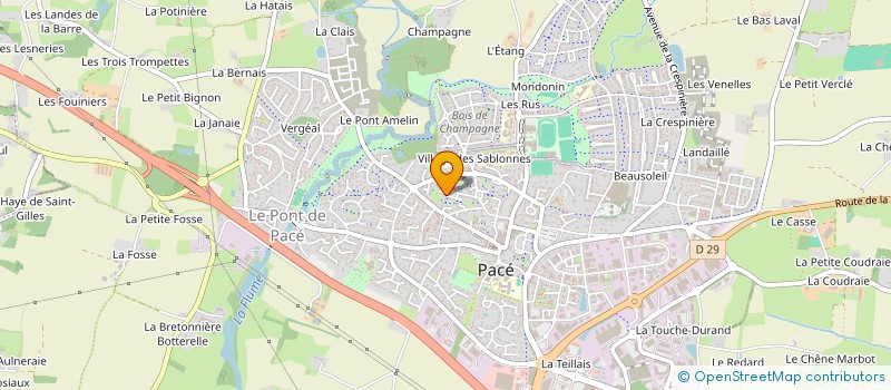 localisation de l'entreprise HMP  PACE