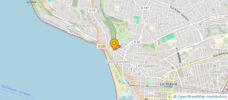 localisation de l'entreprise HMP à LE HAVRE